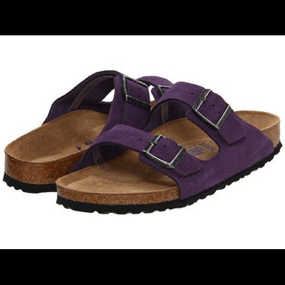 birkenstock arizona soft footbed lilac